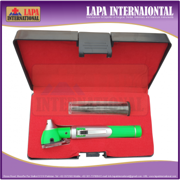 Otoscope Fiber Optic, Green Otoscope Fiber Optic, Green