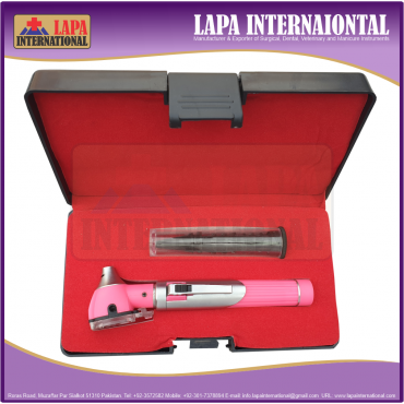 Otoscope Fiber Optic, Pink Otoscope Fiber Optic, Pink