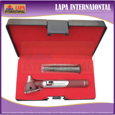 Otoscope Fiber Optic, Maroon Otoscope Fiber Optic, Maroon