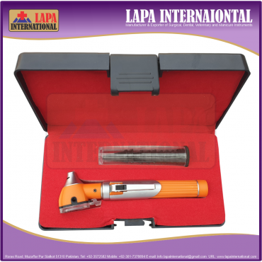 Otoscope Fiber Optic, Orange Otoscope Fiber Optic, Orange