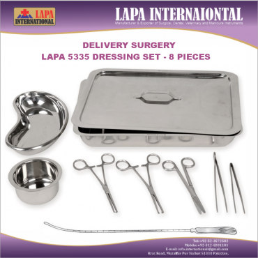 DRESSING GYNE SET 8 PIECES DRESSING GYNE SET 8 PIECES