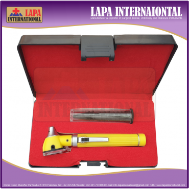 Otoscope Fiber Optic, Yellow Otoscope Fiber Optic, Yellow