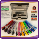 Otoscope Fiber Optic Black