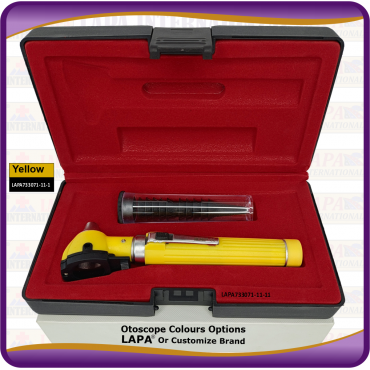 Otoscope Fiber Optic, Yellow Otoscope Fiber Optic, Yellow