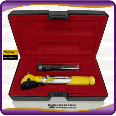 Otoscope Fiber Optic, Yellow Otoscope Fiber Optic, Yellow
