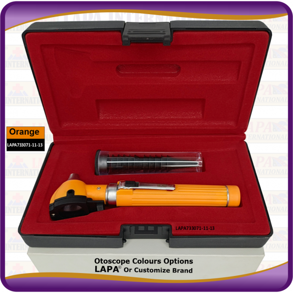 Otoscope Fiber Optic Orange