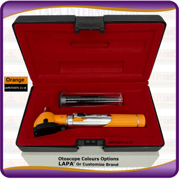 Otoscope Fiber Optic, Orange Otoscope Fiber Optic, Orange
