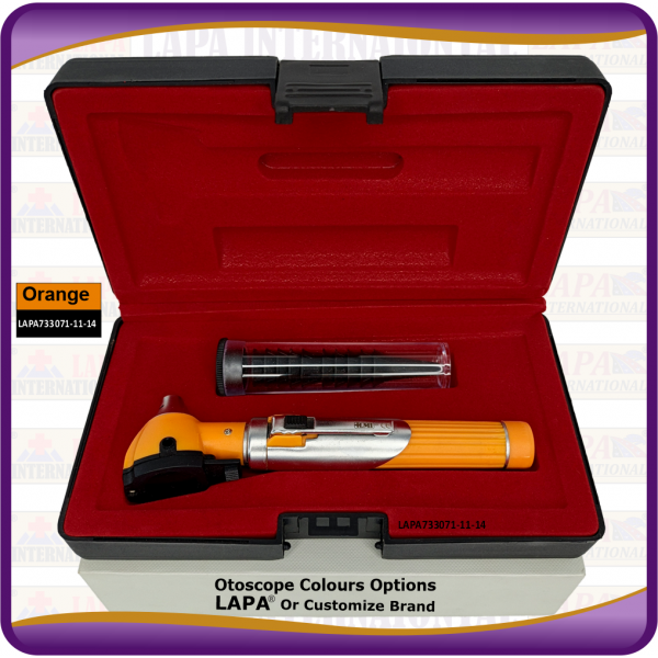 Otoscope Fiber Optic, Orange