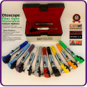 Otoscope Fiber Optic, Maroon