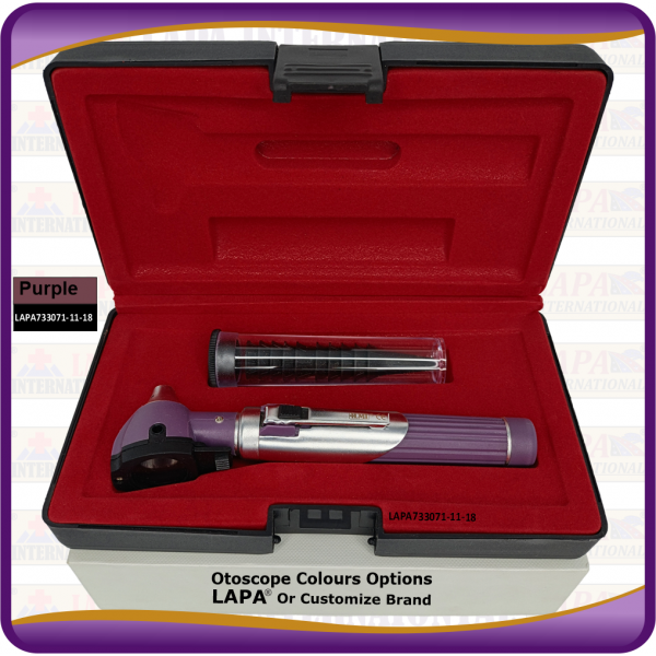 Otoscope Fiber Optic, Purple