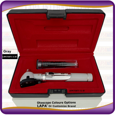 Otoscope Fiber Optic, Gray Otoscope Fiber Optic, Gray