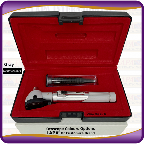 Otoscope Fiber Optic, Gray
