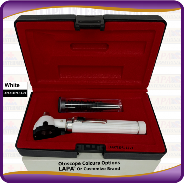 Otoscope Fiber Optic, White Colour Otoscope Fiber Optic, White Colour