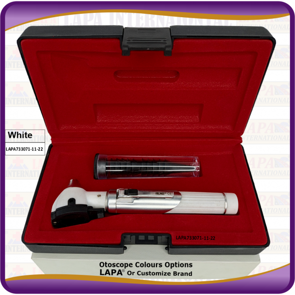 Otoscope Fiber Optic,  White