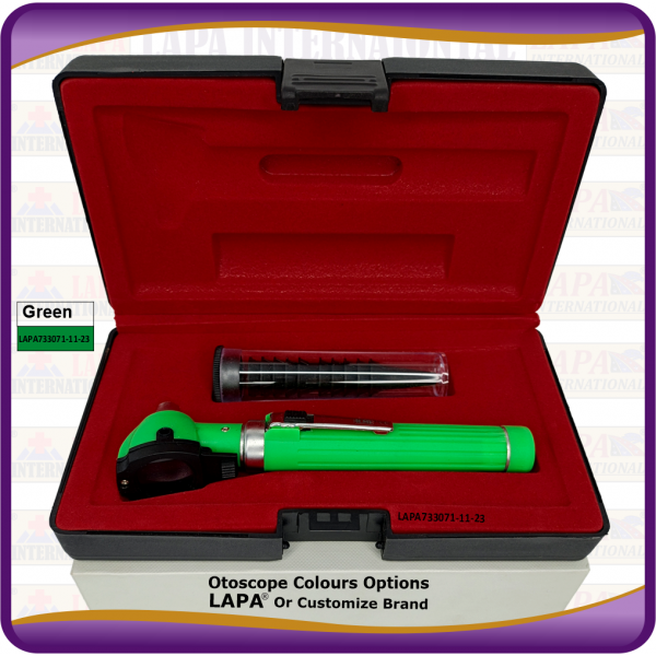 Otoscope Fiber Optic Green