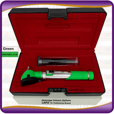 Otoscope Fiber Optic, Green Otoscope Fiber Optic, Green