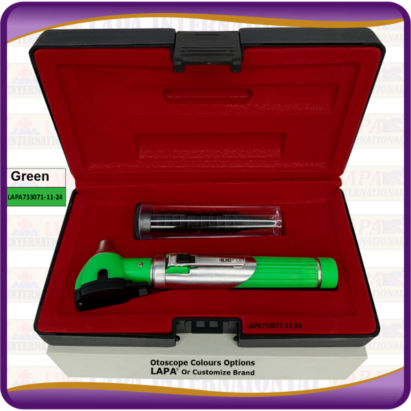 Otoscope Fiber Optic, Green
