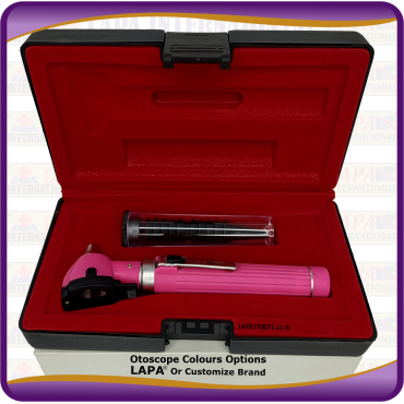 Otoscope Fiber Optic Pink Otoscope Fiber Optic Pink