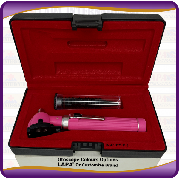 Otoscope Fiber Optic Pink